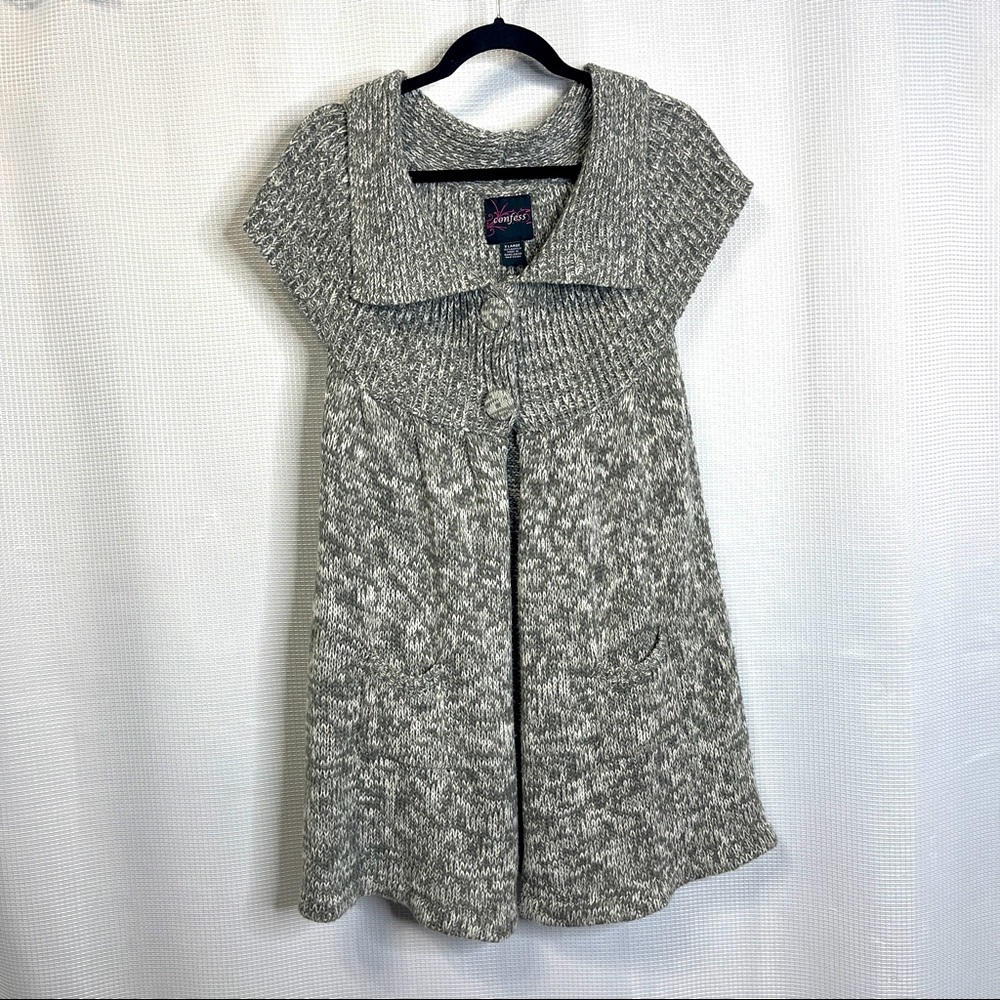 Confess Large Knit Sleeveless Sweater XL
